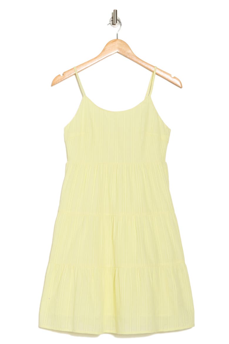 Smocked Cotton Babydoll Dress, Alternate, color, YELLOW