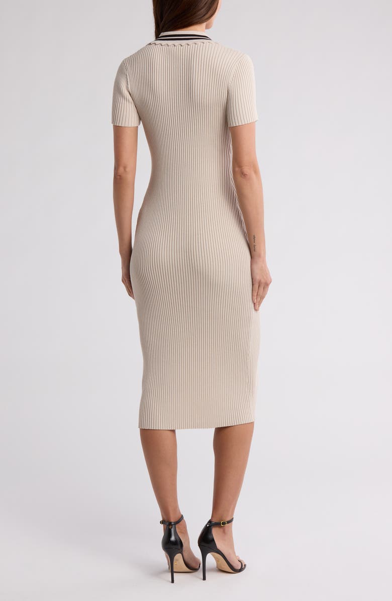 ZOE AND CLAIRE Ribbed Sweater Dress, Alternate, color, 