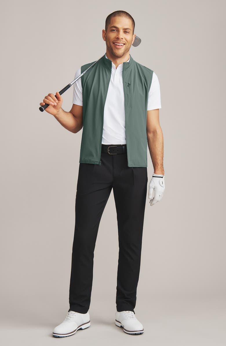 Rhone Top Flight Water Resistant Vest, Alternate, color, Tidal Green