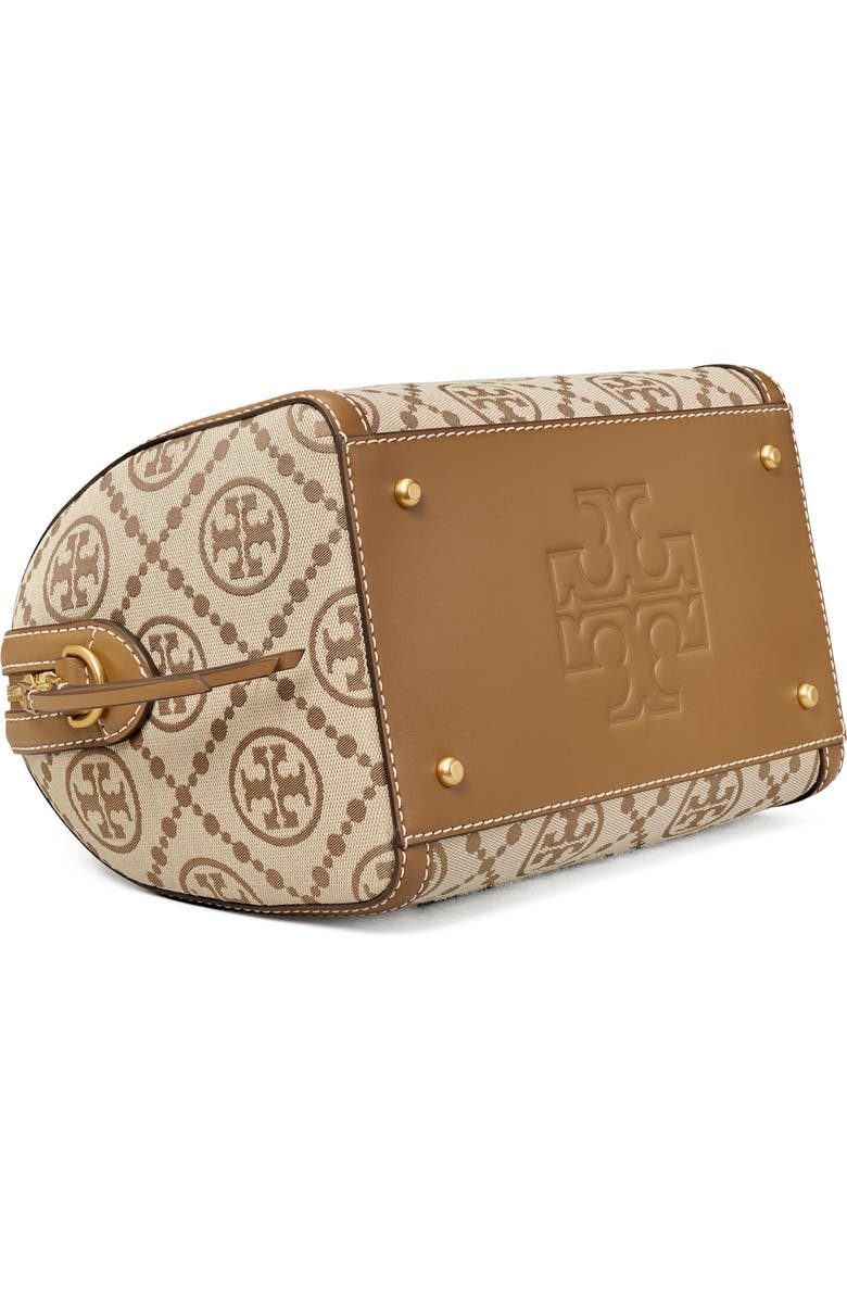Tory Burch T Monogram Jacquard Barrel Shoulder Bag, Alternate, color,