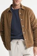 JACHS High Pile Fleece Lined Corduroy Shirt Jacket