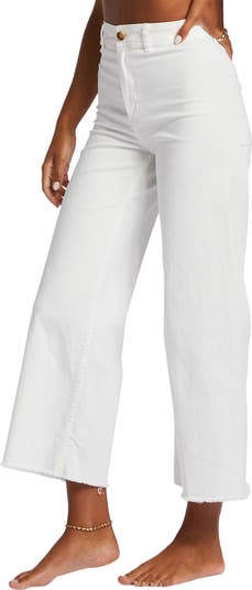 Free Fall Stretch Crop Wide Leg Pants