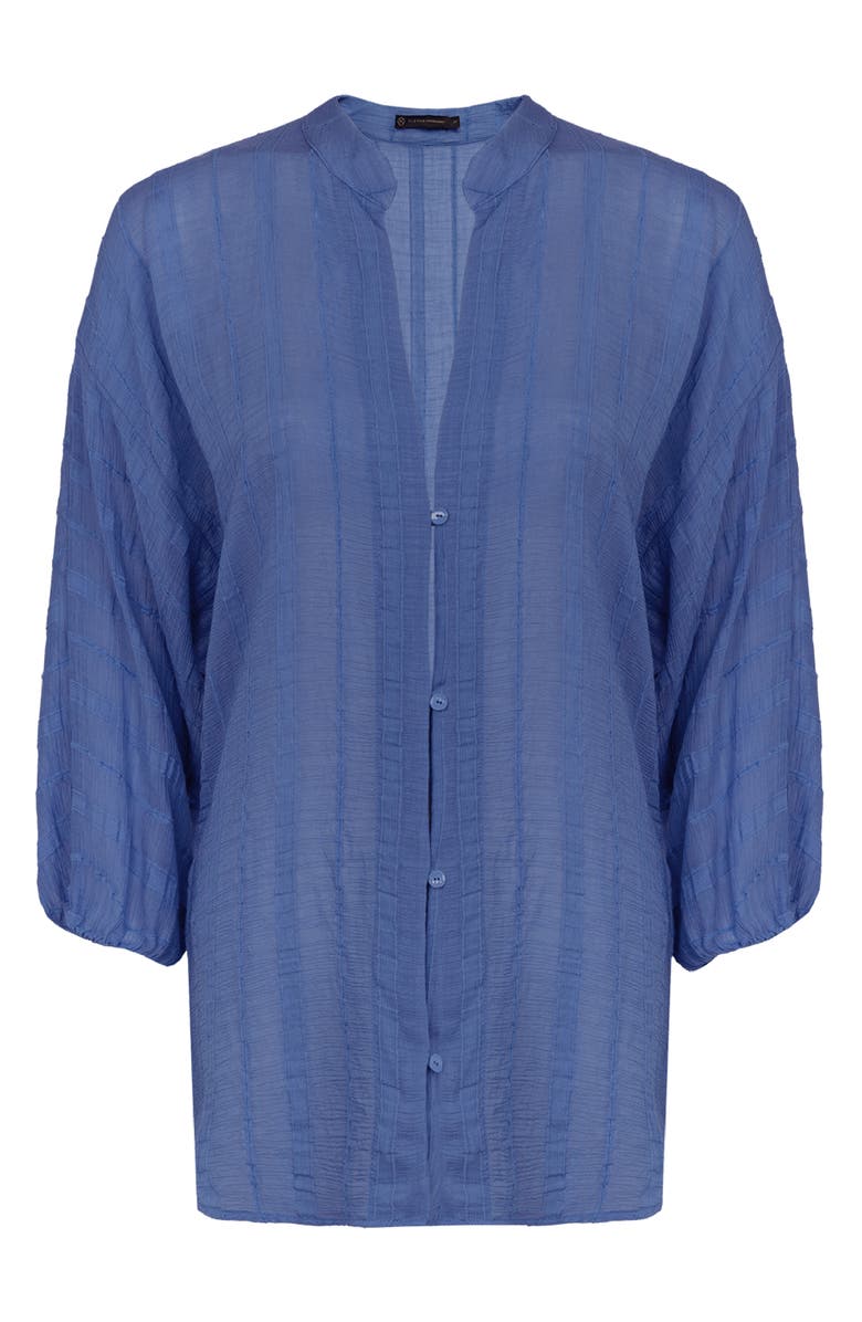 ViX Paula Hermanny Yana Long Sleeve Cover-Up Tunic, Alternate, color, 