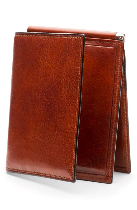 Leather Money Clip Wallet