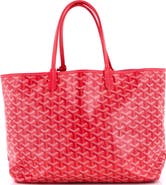 Pre-Owned Goyard Saint Louis Reversible Tote Coated Canvas and Printed Canvas PM