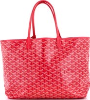 Pre-Owned Goyard Saint Louis Reversible Tote Coated Canvas and Printed Canvas PM