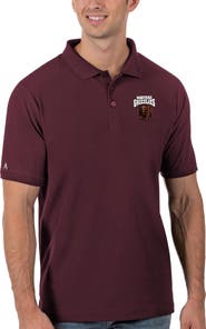 ANTIGUA Men's Antigua Maroon Montana Grizzlies Legacy Pique Polo