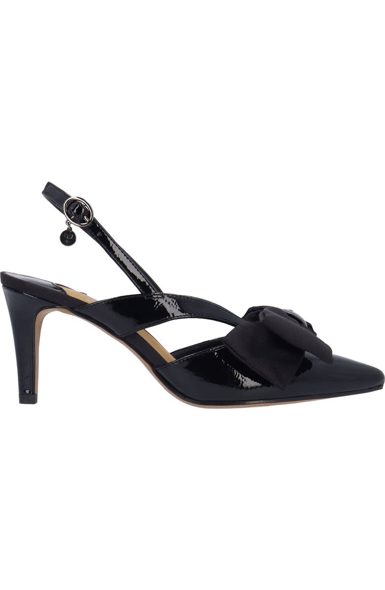 J. Reneé Morigen Slingback Pointed Toe Pump, Alternate, color, Black