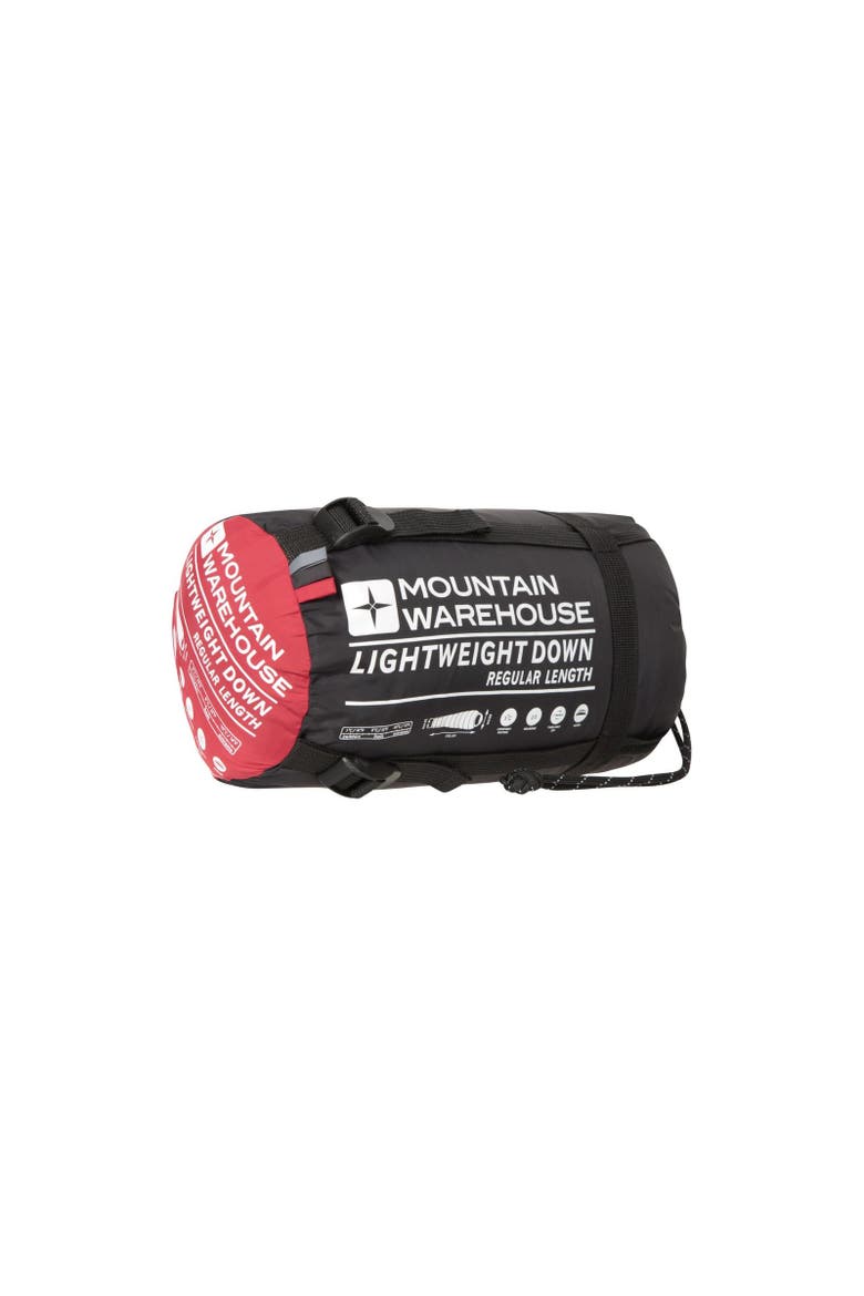 Lightweight Winter Mummy Sleeping Bag, Alternate, color, Red and Black