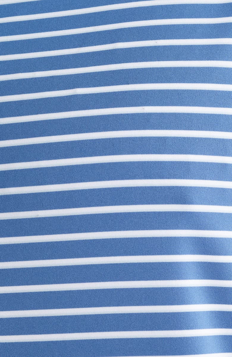Peter Millar Dunnes Stripe Performance Jersey Polo, Alternate, color, Windsor Blue