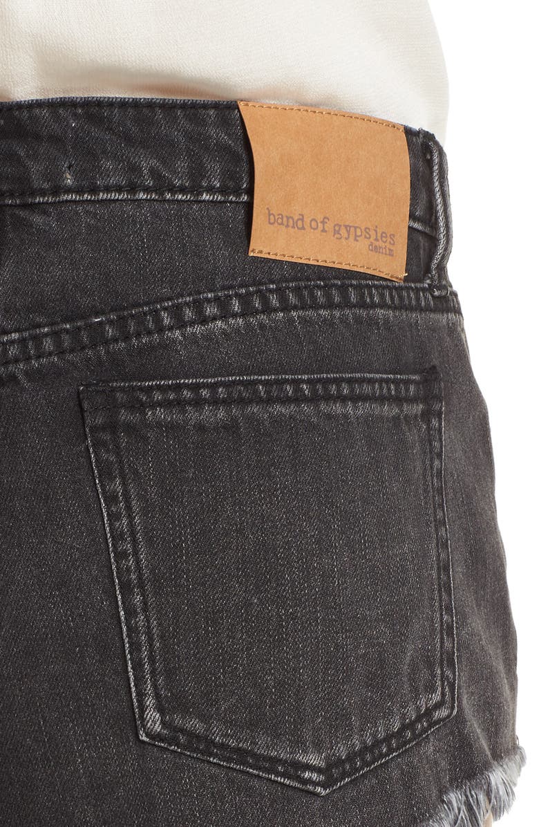 Band of Gypsies Riley Denim Shorts, Alternate, color, 