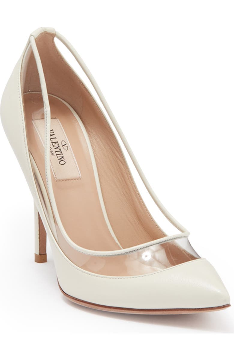 Valentino Garavani Glassglow Pointy Toe Pump, Main, color,