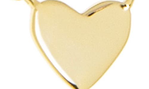 Marlyn Schiff Heart Pendant Necklace In Gold
