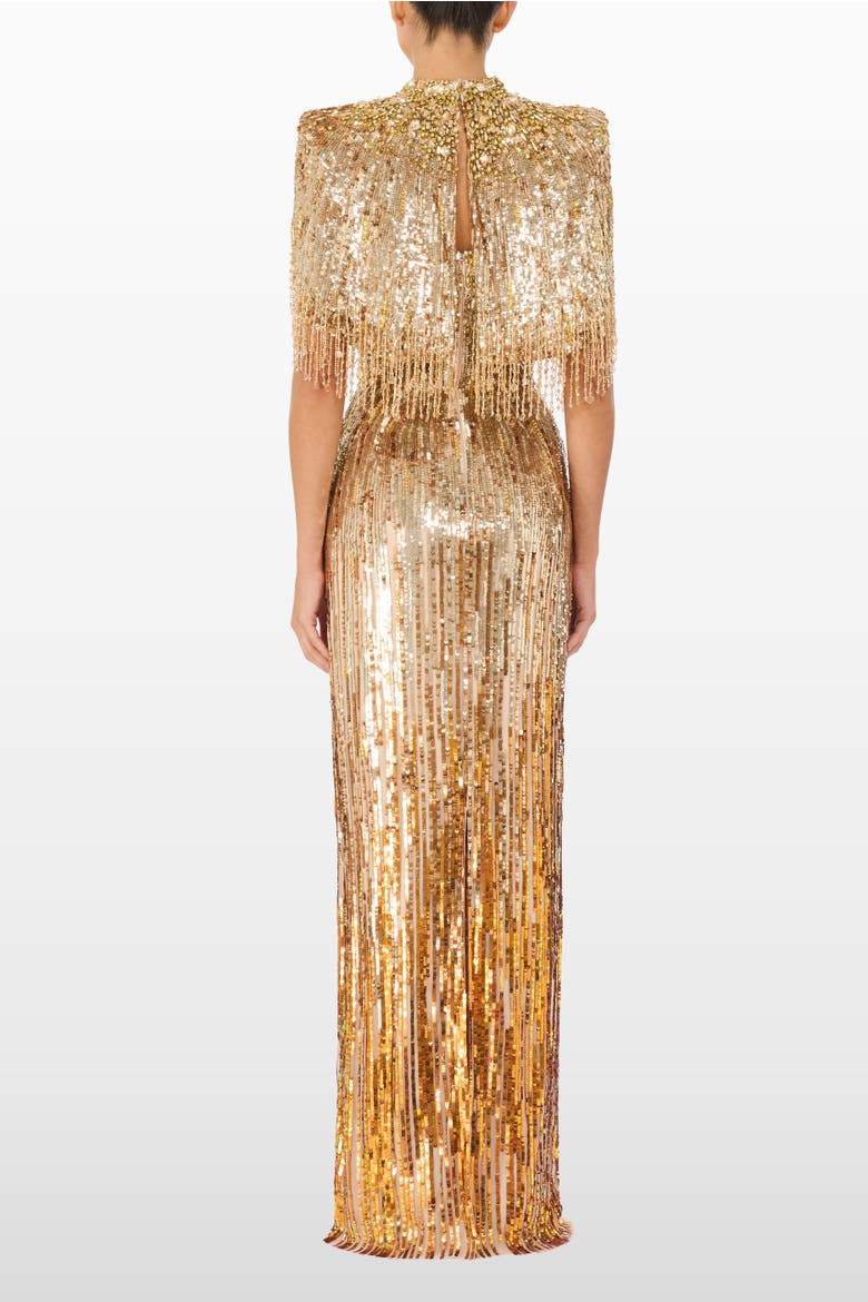 Ellen Mock-Neck Beaded Top, Alternate, color, Illusion