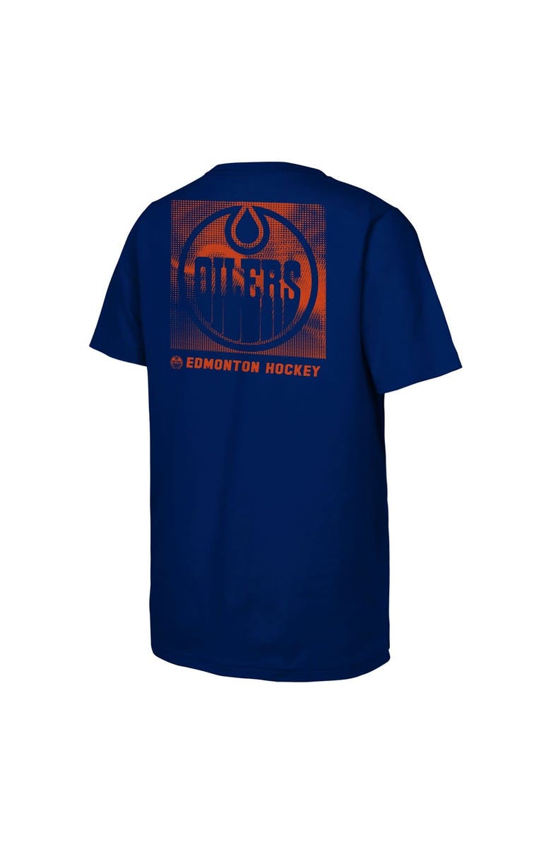 Outerstuff Youth  Royal Edmonton Oilers Atmosphere T-Shirt, Alternate, color, 