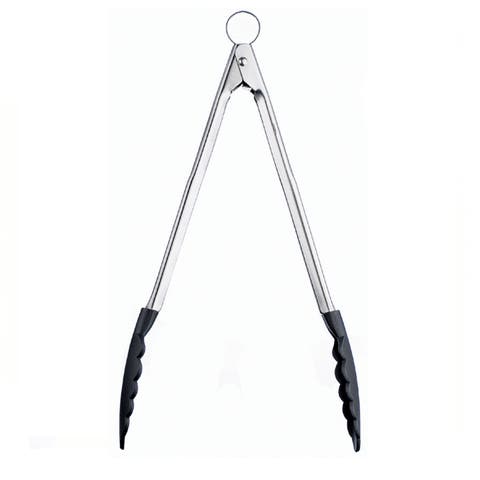 16 Inch Nonstick Nylon Locking Tongs