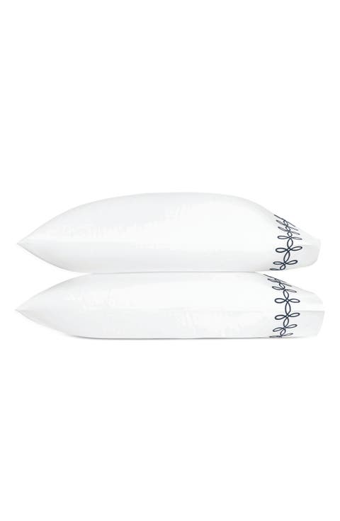 Gordian Knot Egyptian Cotton Percale Set of 2 Pillowcases