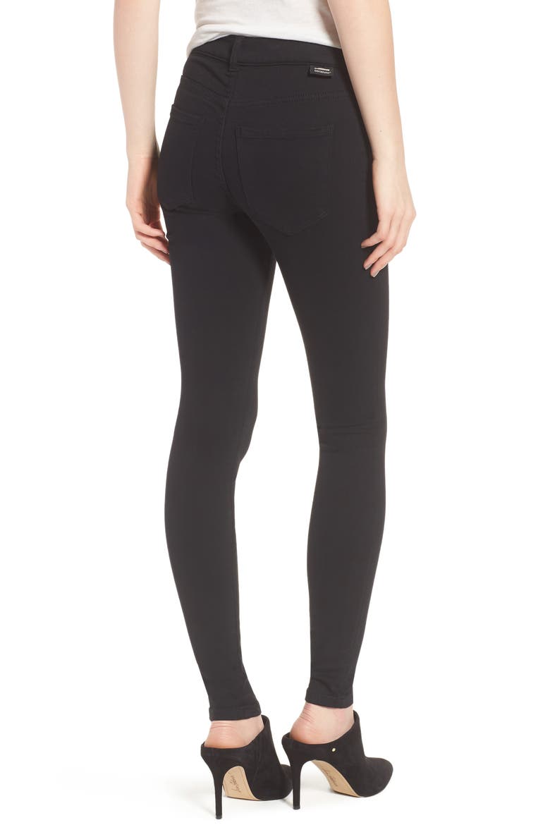 Lexy Skinny Jeans, Alternate, color, BLACK