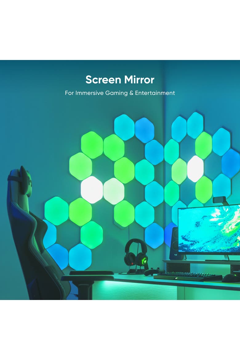 7-Piece Hexagon Shapes Smarter Kit, Alternate, color, MULTICOLOR