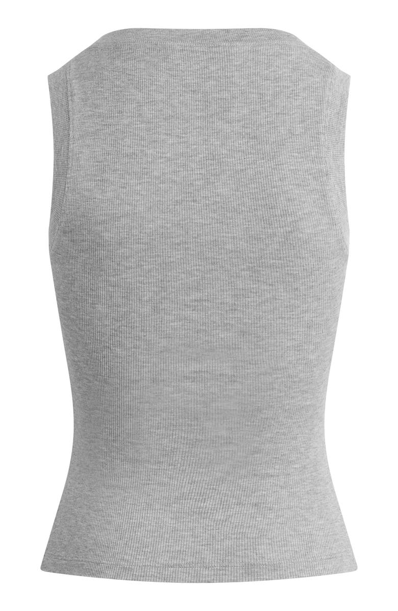 Favorite Daughter The Cutting It Close Rib Tank, Alternate, color, Heather Grey