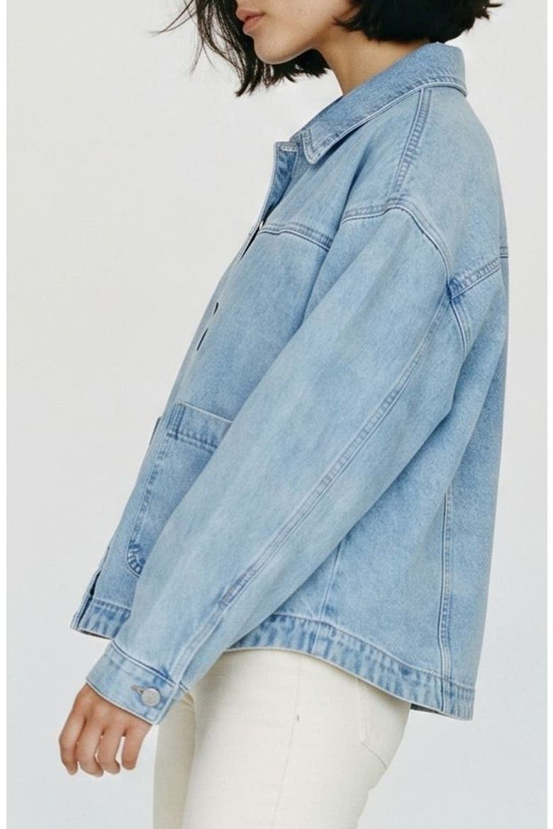 Jamie Denim Shacket, Alternate, color, LIGHT BLUE DENIM