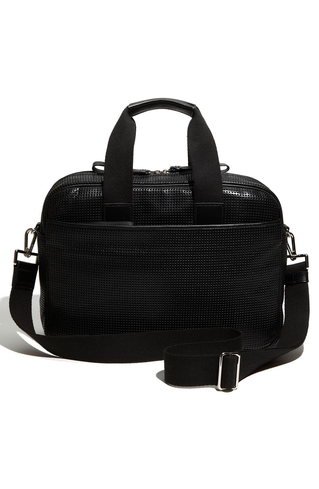 BOSS Hugo Boss 'Polka' Leather Briefcase, Alternate, color, 