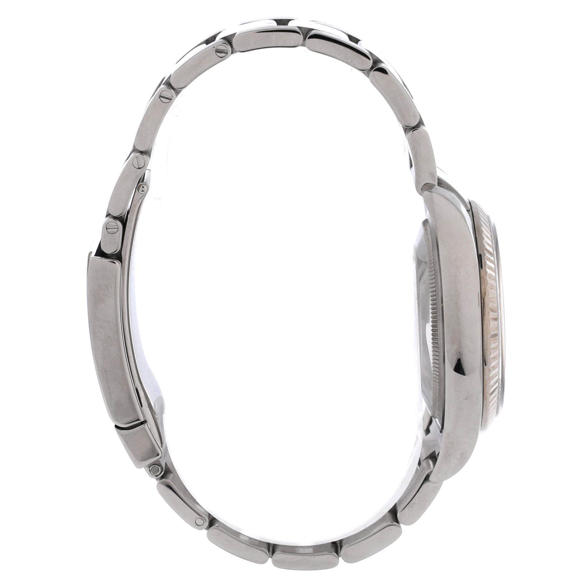 Oyster Perpetual Datejust Automatic Watch Stainless Steel and White Gold 36, Alternate, color, Metallic Silver