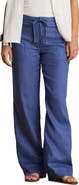 Lauren Ralph Lauren Wide Leg Linen Pants