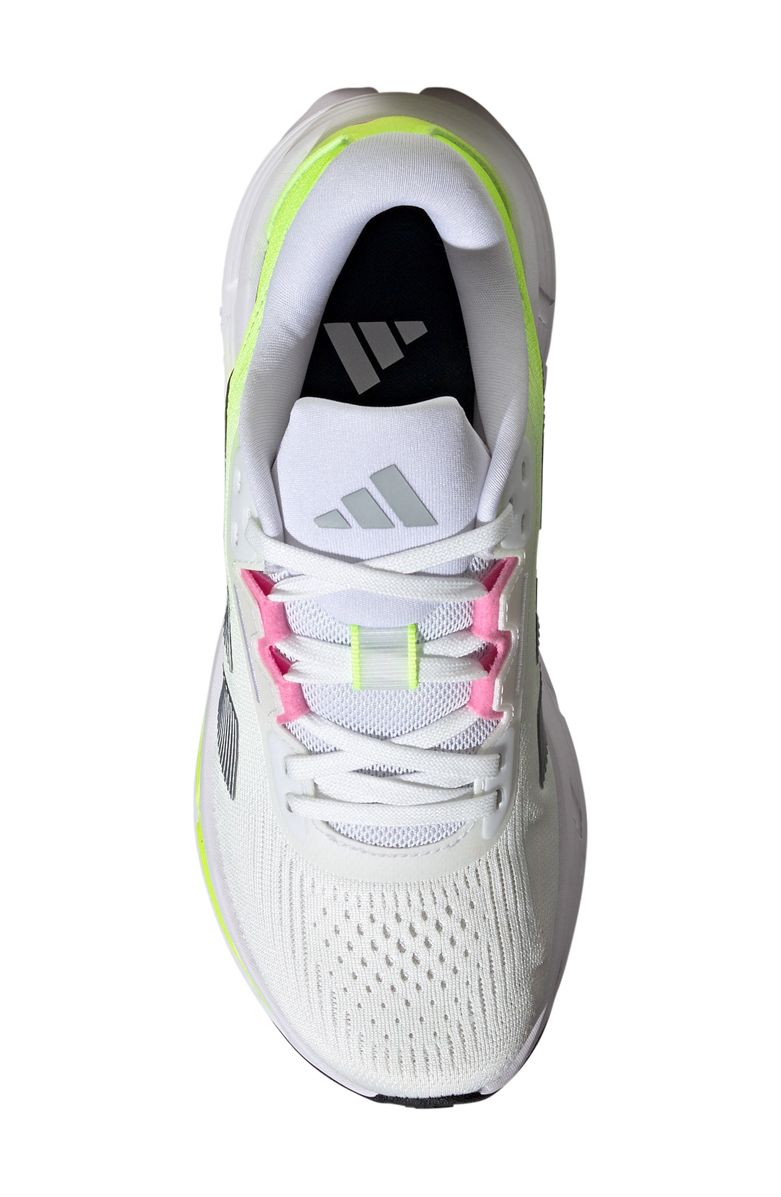 adidas Questar 3 Running Shoe, Alternate, color, White/ Halo Silver/ Bliss Pink