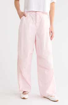 Good American Twill Parachute Pants