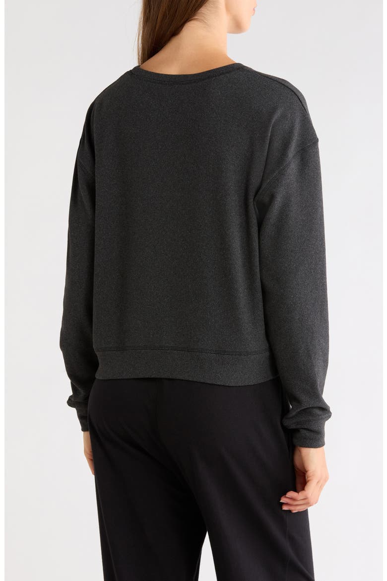 Forever Luxe Long Sleeve Top, Alternate, color, CHARCOAL