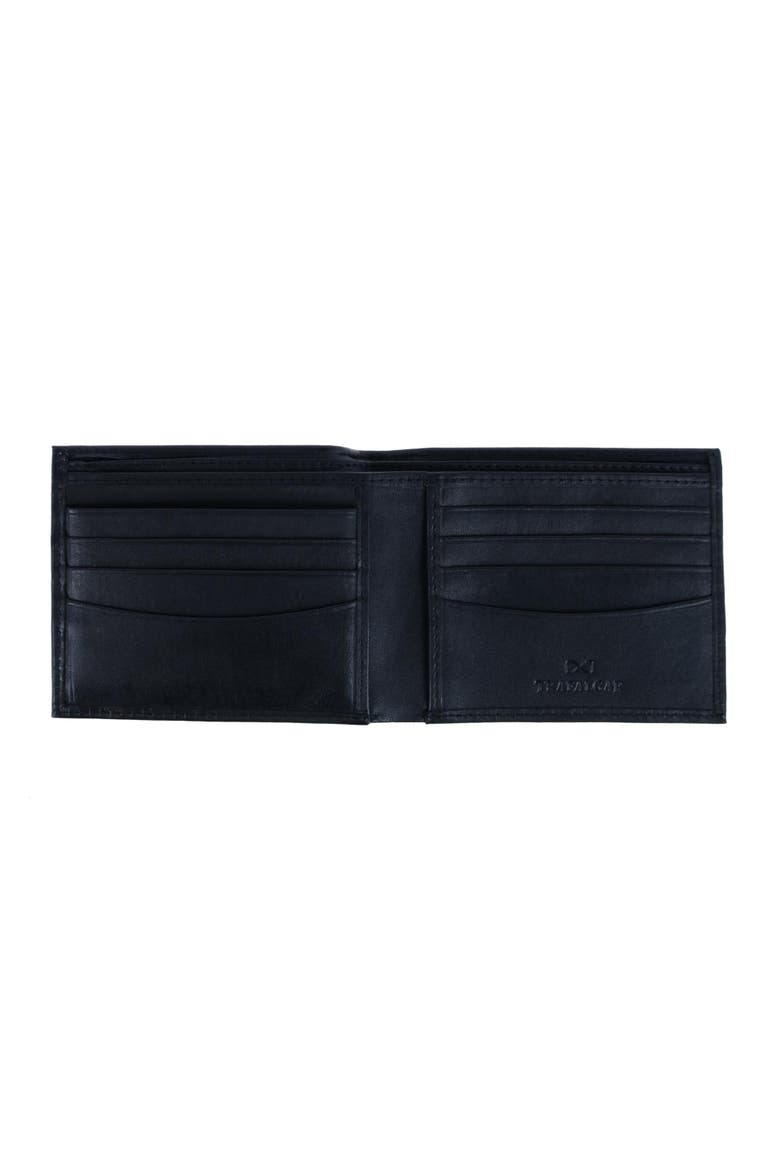Orion Leather 8-Slot Bi-Fold Wallet with Removable ID Card Case, Alternate, color, Black
