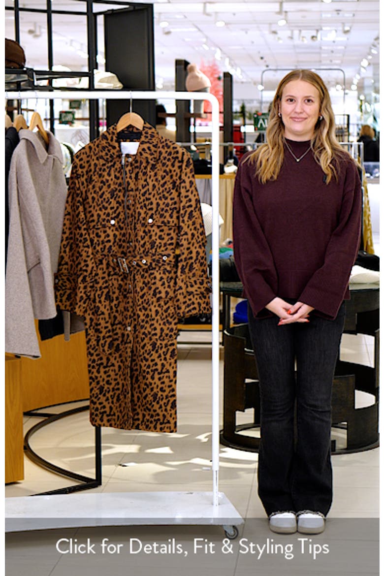 Leopard Print Trench Coat video