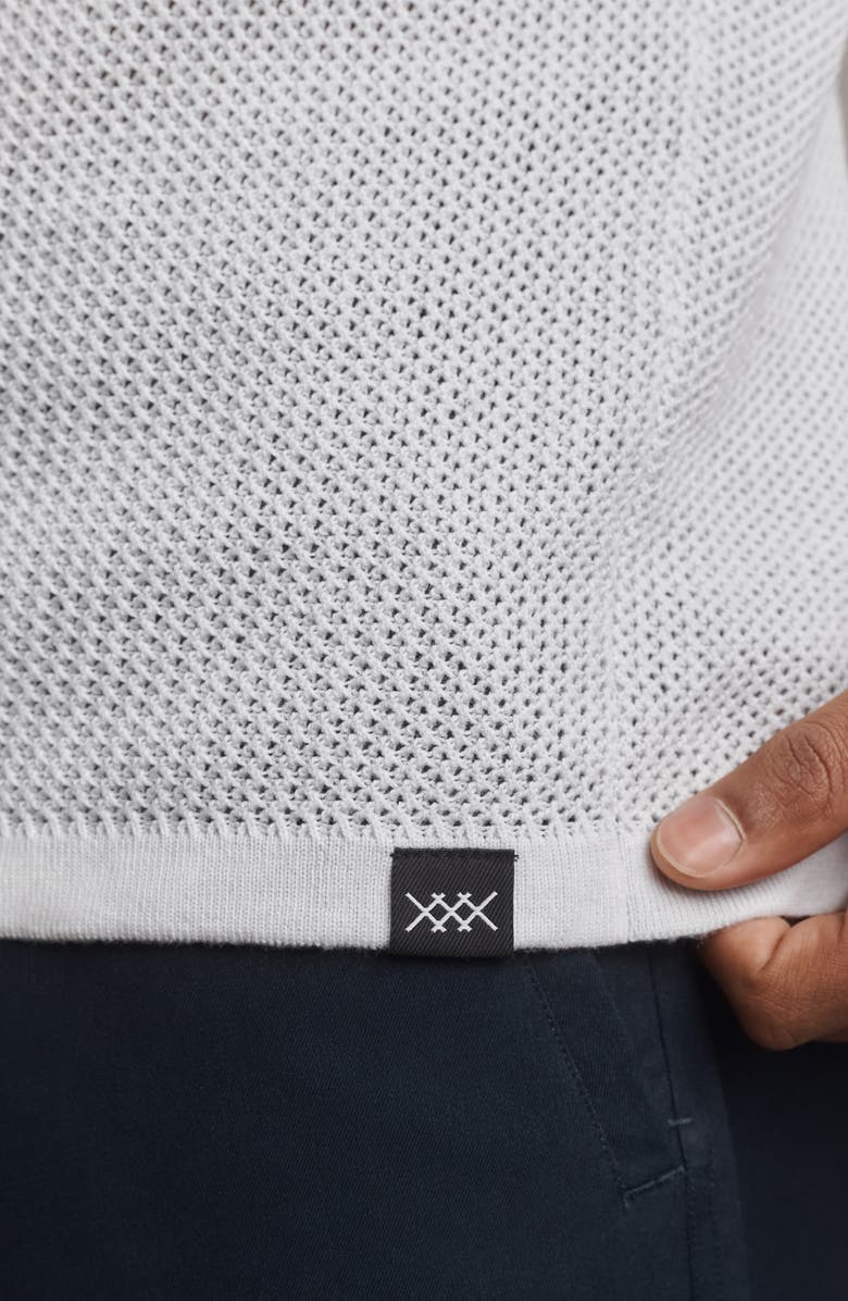 Rhone Coastal Johnny Collar Polo, Alternate, color, Sleet Gray