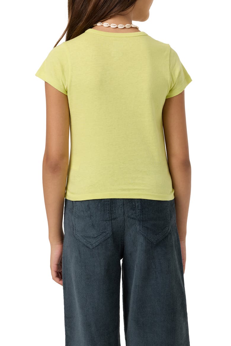 Kids' Willa Skimmer Graphic T-Shirt, Alternate, color, CELERY