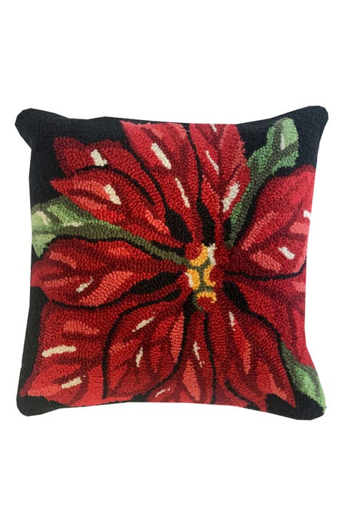 Poinsettia Pillow