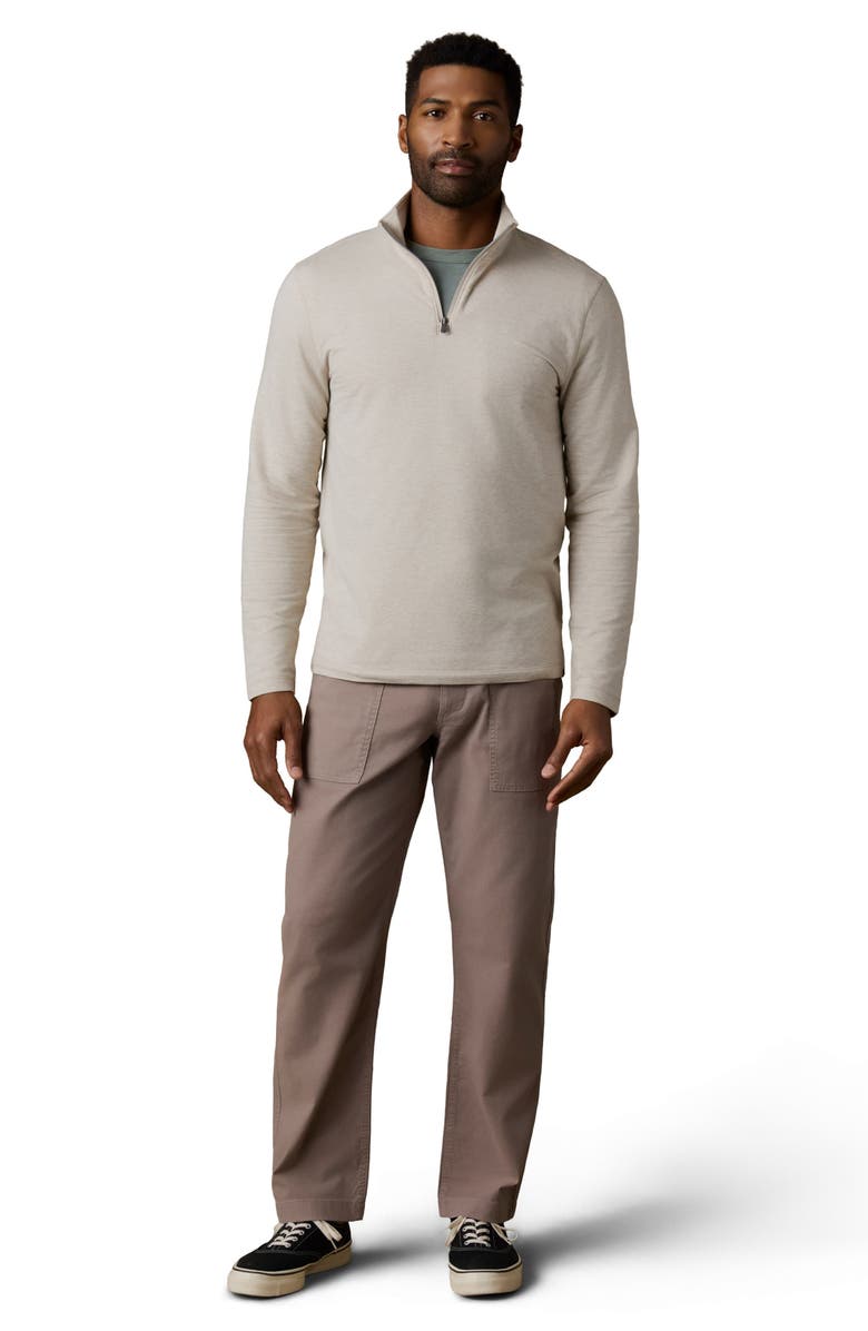 Faherty Movement Quarter Zip Top, Alternate, color, Dune Pointe Stripe