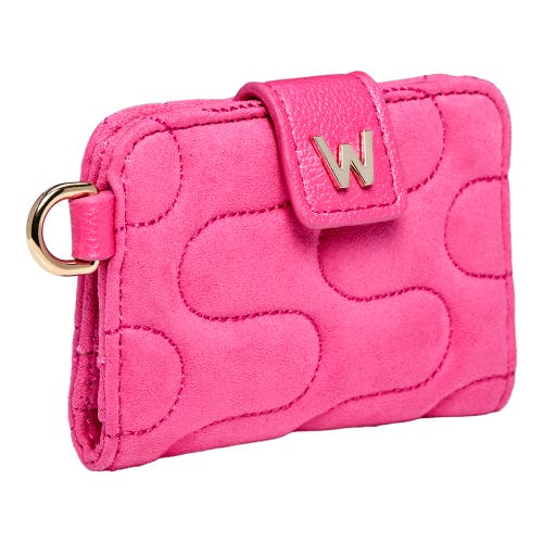 Wolf Mimi Swirl Card Case In Pink Flash