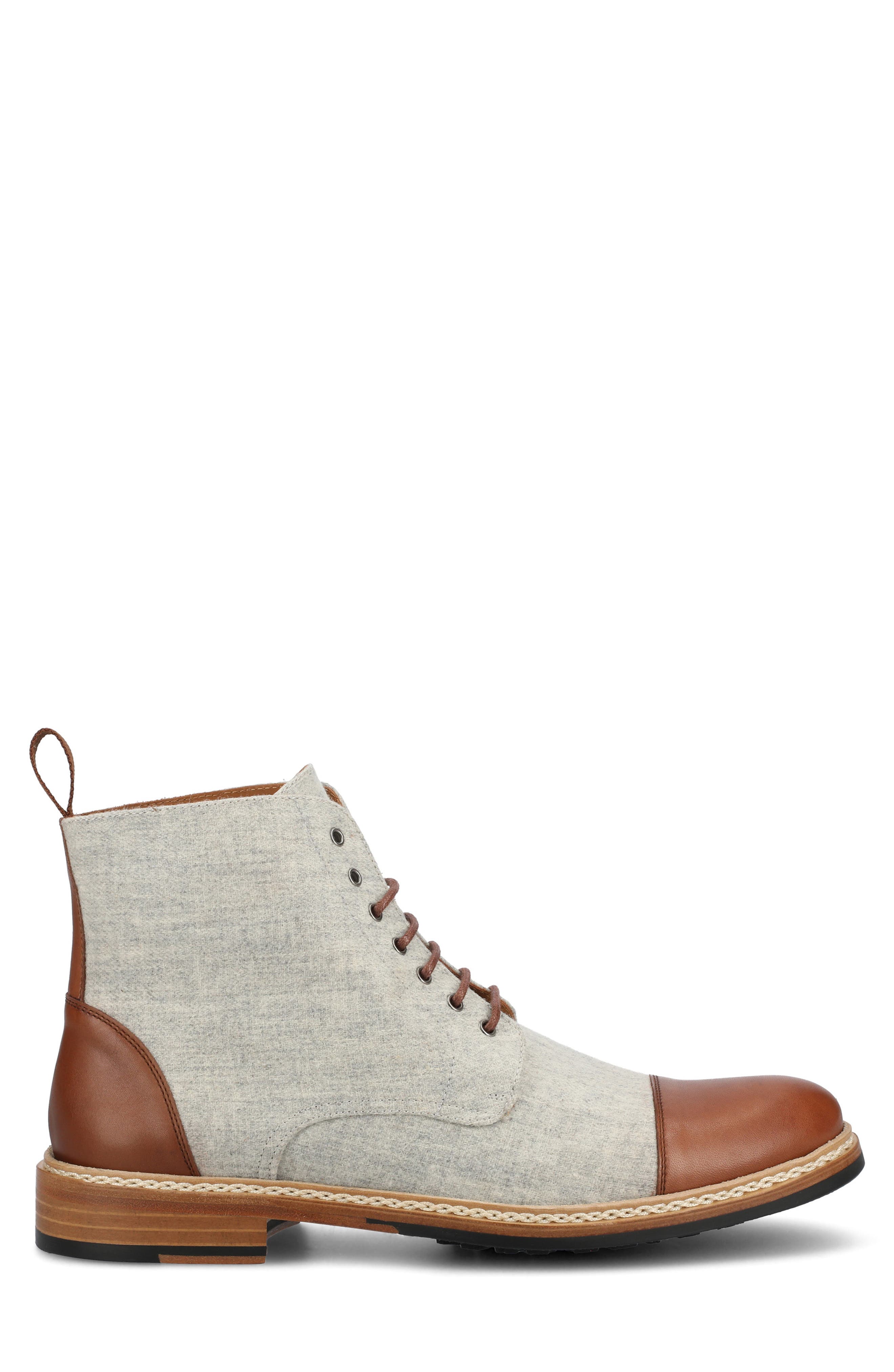 TAFT The Jack Cap Toe Boot, Alternate, color, Avalanche