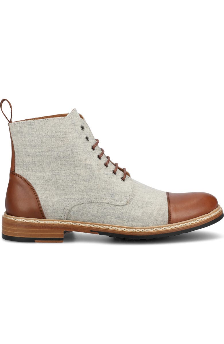 TAFT The Jack Cap Toe Boot, Alternate, color, Avalanche