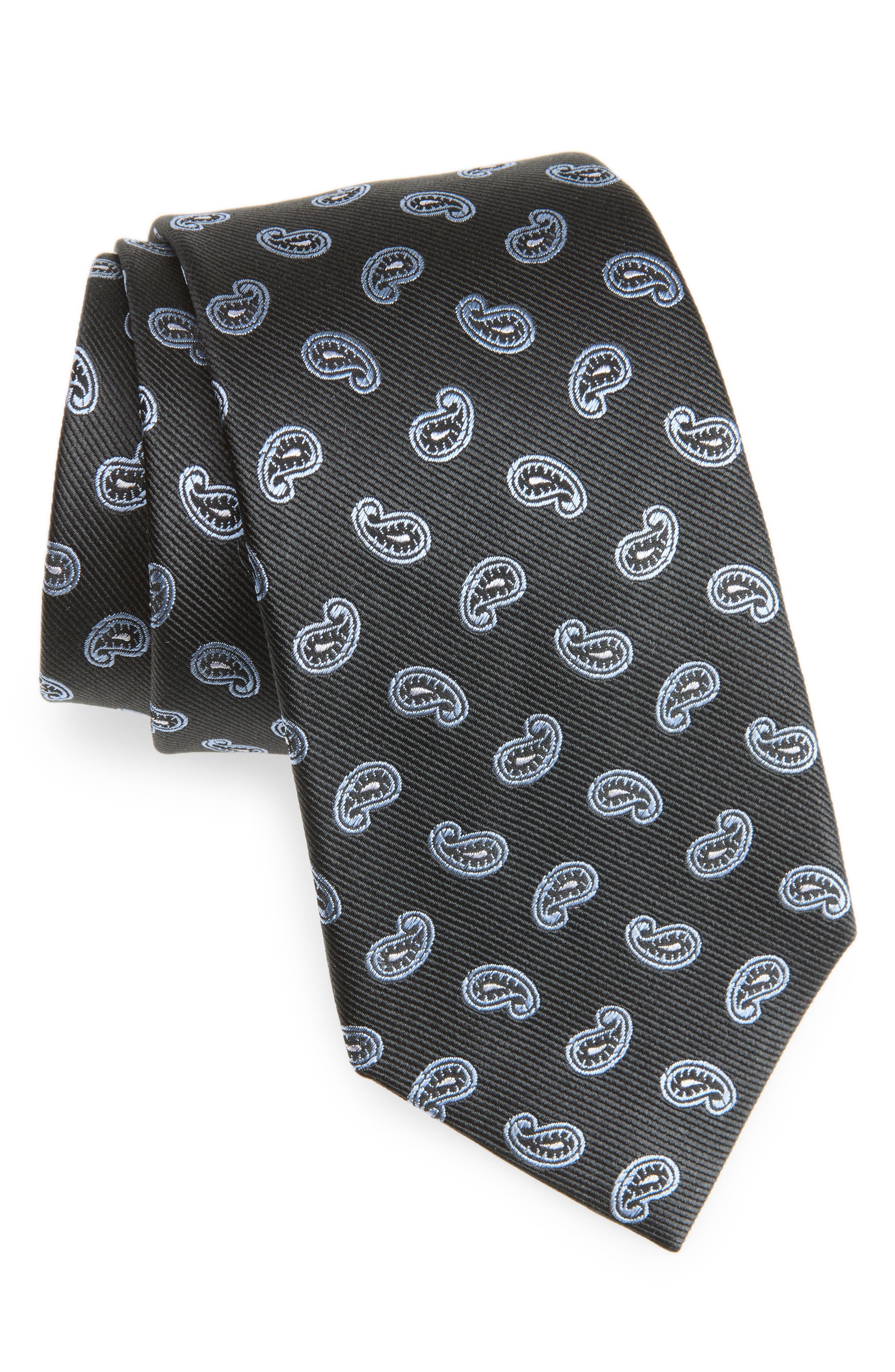 Duchamp Paisley Silk Tie