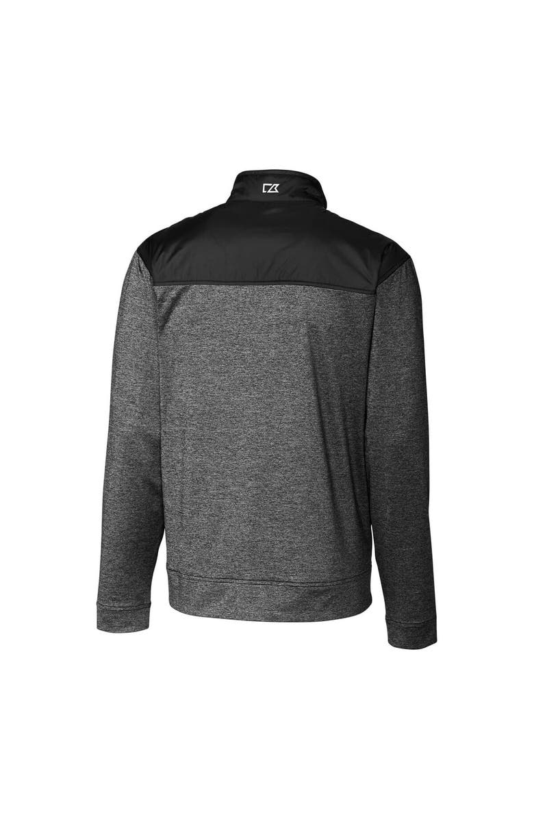 Cutter & Buck Men's Cutter & Buck Black Detroit Lions Throwback Logo Big & Tall Stealth Hybrid Quilted Full-Zip Windbreaker Jacket, Alternate, color, Black