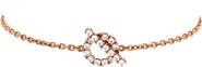 Pre-Owned Hermes Finesse Bracelet 18K Rose Gold and Diamonds