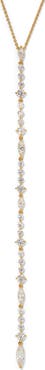 Nadri Cassi Extralong Cubic Zirconia Y-Necklace
