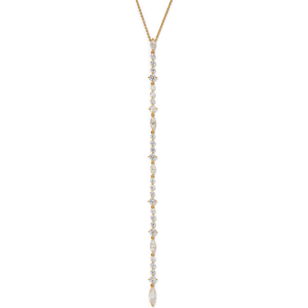 NADRI NADRI CASSI EXTRALONG CUBIC ZIRCONIA Y-NECKLACE