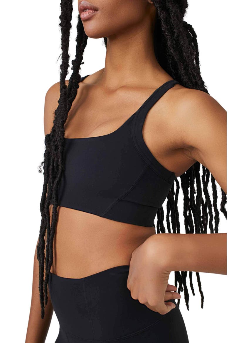 FP Movement Never Better Racerback Bra, Alternate, color, BLACK