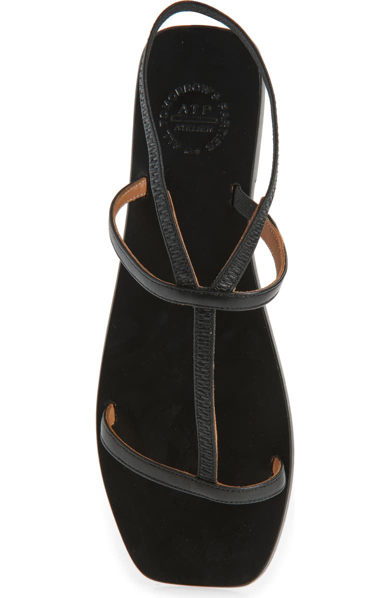 ATP ATELIER Delebbio Ankle Strap Sandal, Alternate, color, Black