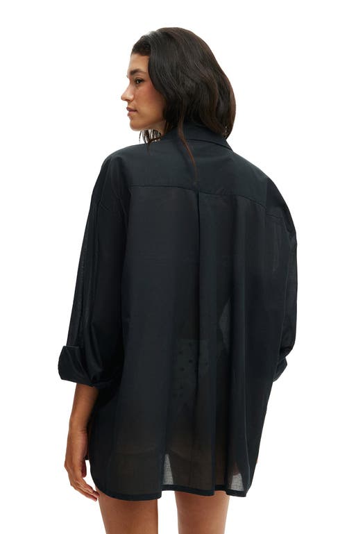 Cotton On Body The Resort Long Sleeve Shirt In Black