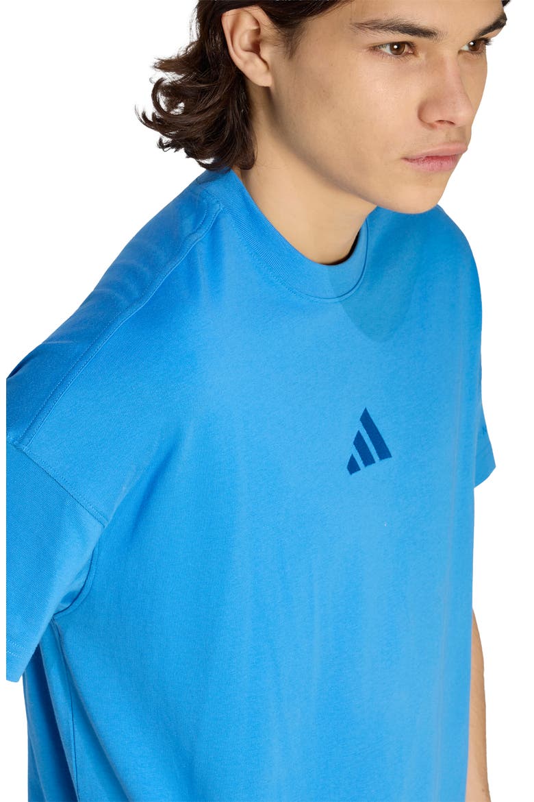 All SZN Loose Fit Cotton T-Shirt, Alternate, color, RAY BLUE/ /