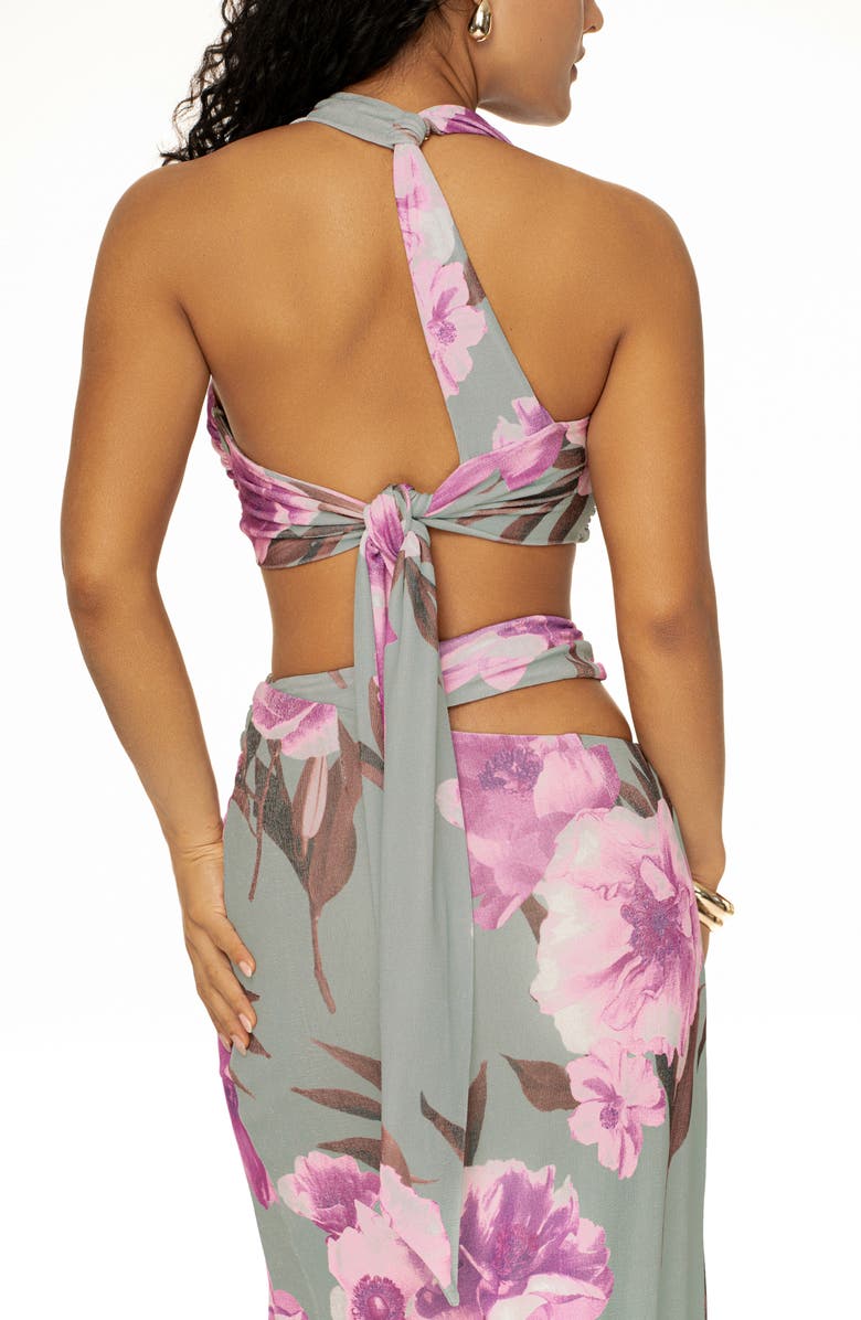 JLUXLABEL New Age Crop Top & Skirt Set, Alternate, color, 